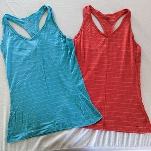 Icebreaker wool racer back tank tops
